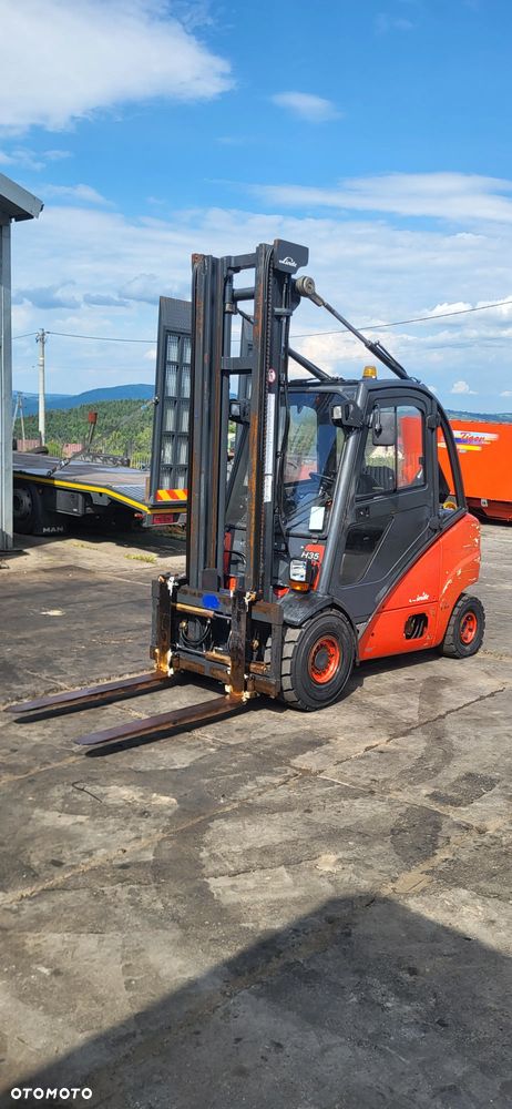 Linde H 35 Pełna kabina przesuw Diesel - 3