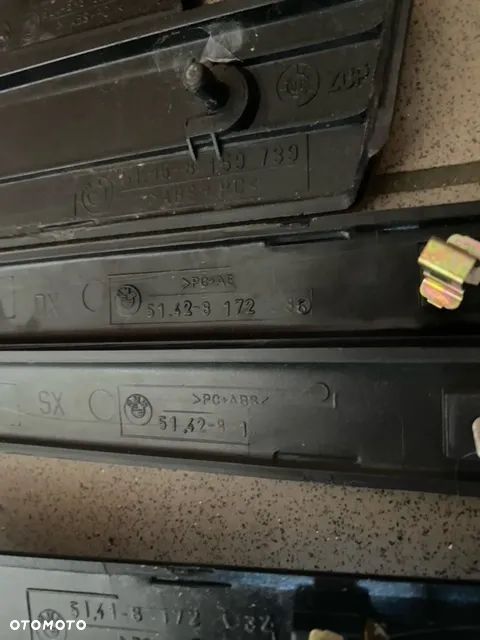 LISTWA LISTWY DRZWI DESKI BMW E39 KOMPLET - 5