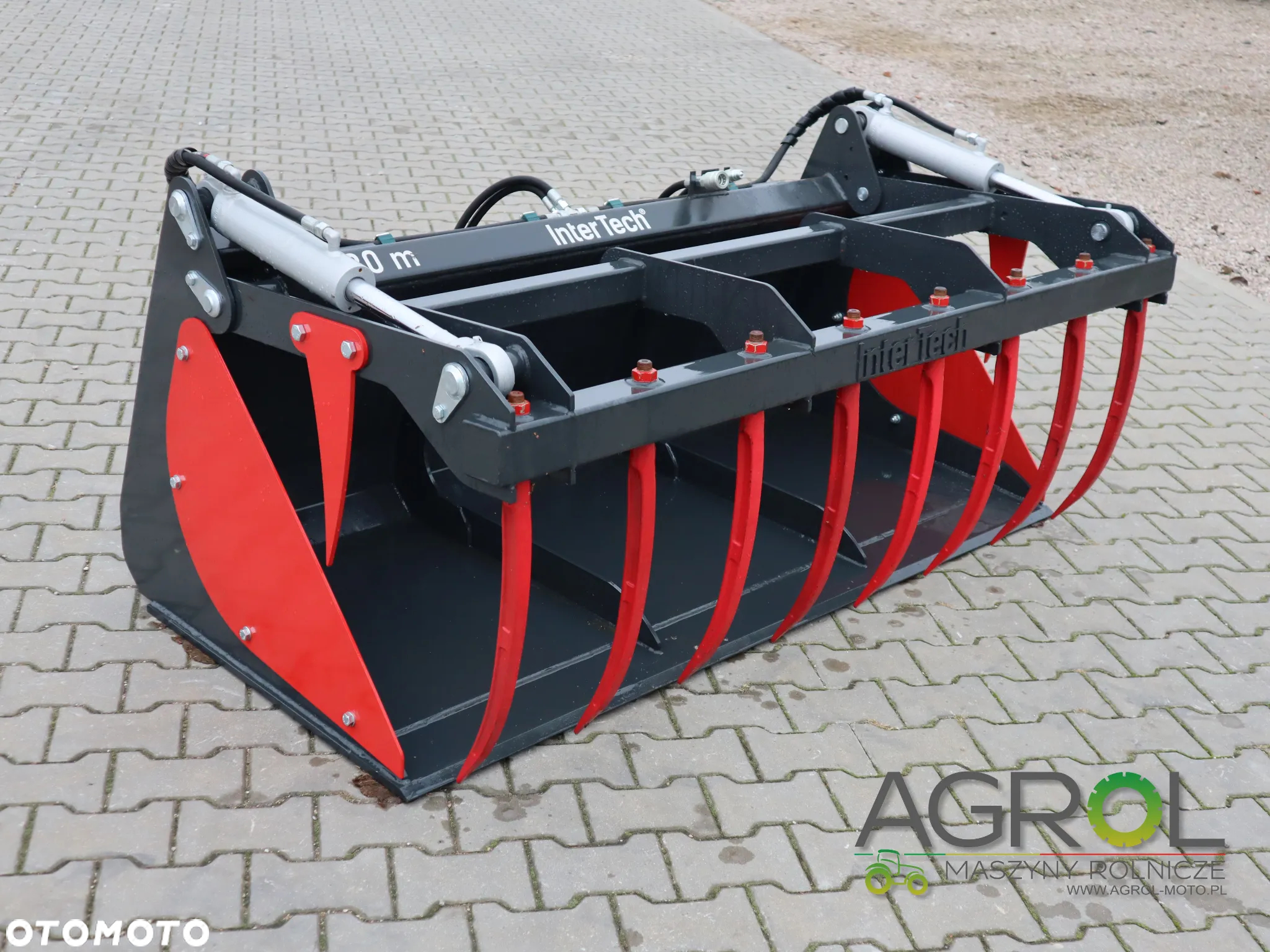 Łyżko-Krokodyl 1,5m 1,8m 2,2m 2,4m Inter Tech; Chwytak Paleciak Łyżka - 8