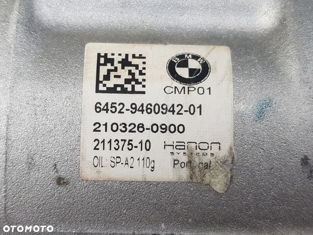 Kompresor Sprężarka klimatyzacji BMW F39 F45 F46 F48 U06 U10 U11 9460942 - 10