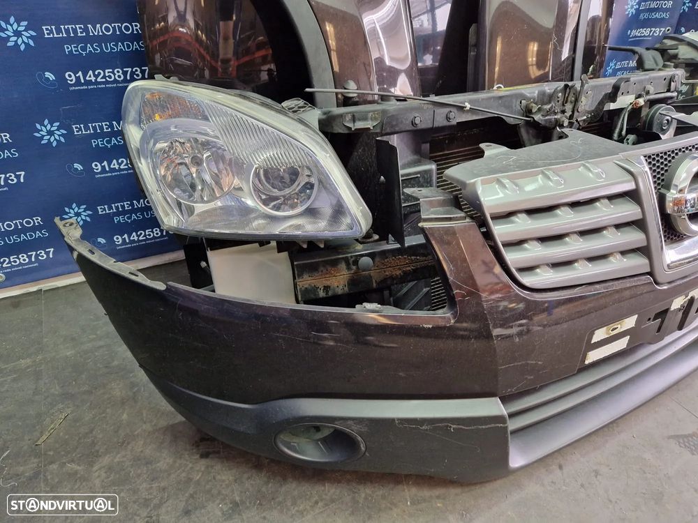 Frente completa usada NISSAN QASHQAI J10 1.6 capot parachoques guardalamas oticas radiadores - 5