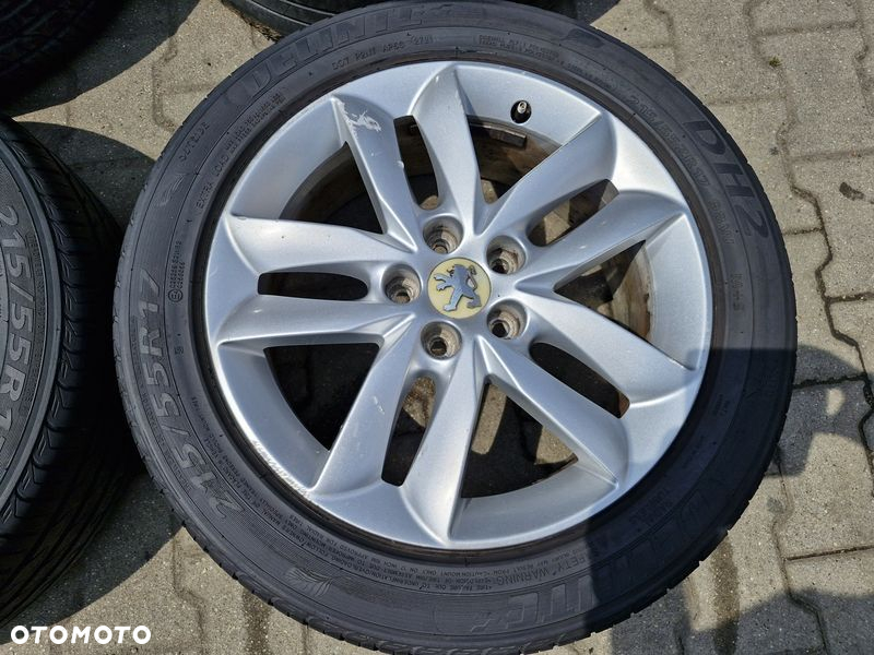 PEUGEOT 508 1 I FELGI ALUMINIOWE ALUFELGI 17'' CALI 5x108 7J ET46 9671401380 - 3