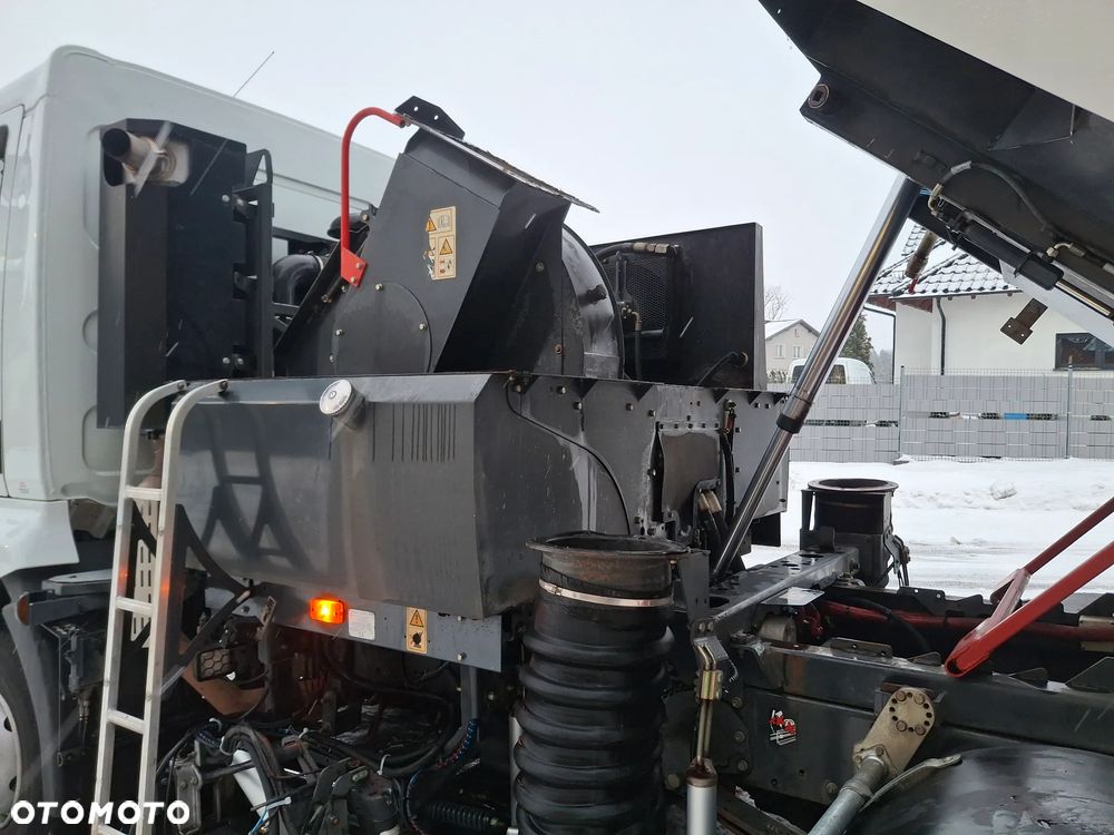 Renault Midlum 220 DXI Zamiatarka SEMAT Zoeller Johnston Szczotki L/R Obie Strony 2012r Napęd Hydrostat Euro 5 Rura Do Liści Studzienek 3873 Mth - 17