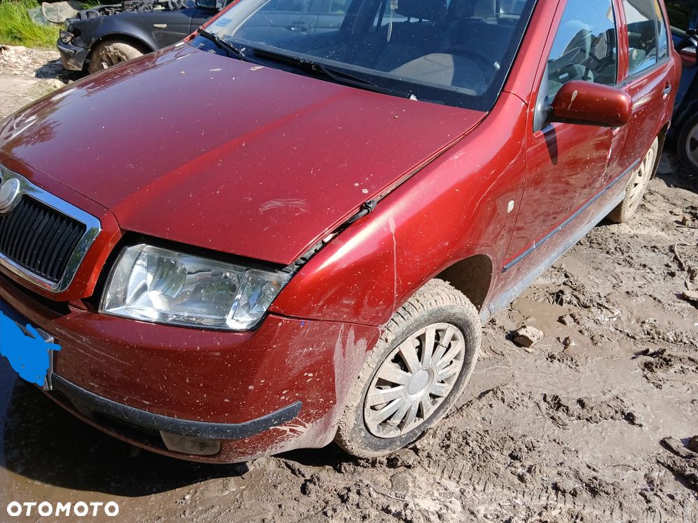 skoda fabia I 9771 maska pokrywa silnika klapa bagażnika zderzak lampa reflektor pas przedni stop