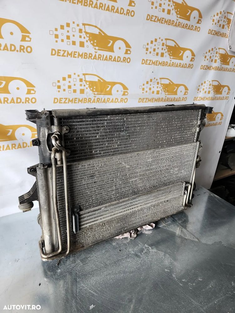 Radiator Racire Apa Antigel Clima Servo Electroventilator Termocupla Vw Touareg 2.5 Tdi Motor BAC - 4