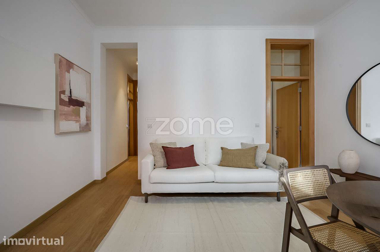 Apartamento T1+1 mobilado, com área exterior para arrendar, na Estr... - Grande imagem: 2/20