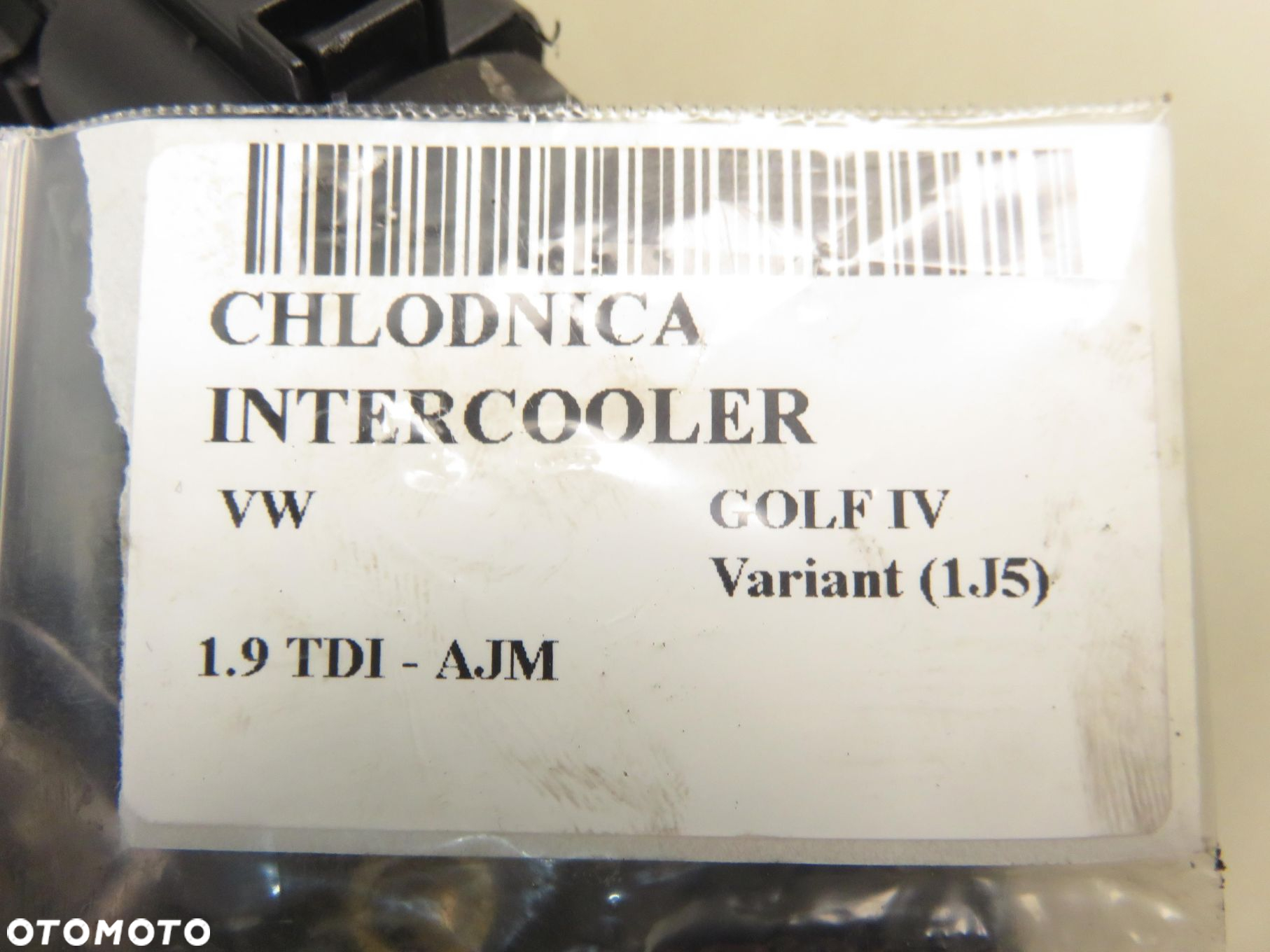 INTERCOOLER VW GOLF IV Variant (1J5) 1.9 TDI - AJM 1J0145803F - 5