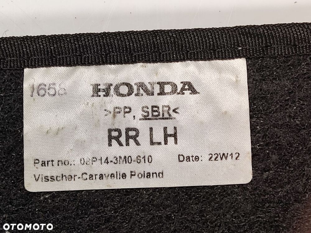 HONDA HR-V od 2021r Dywaniki Welurowe - 5