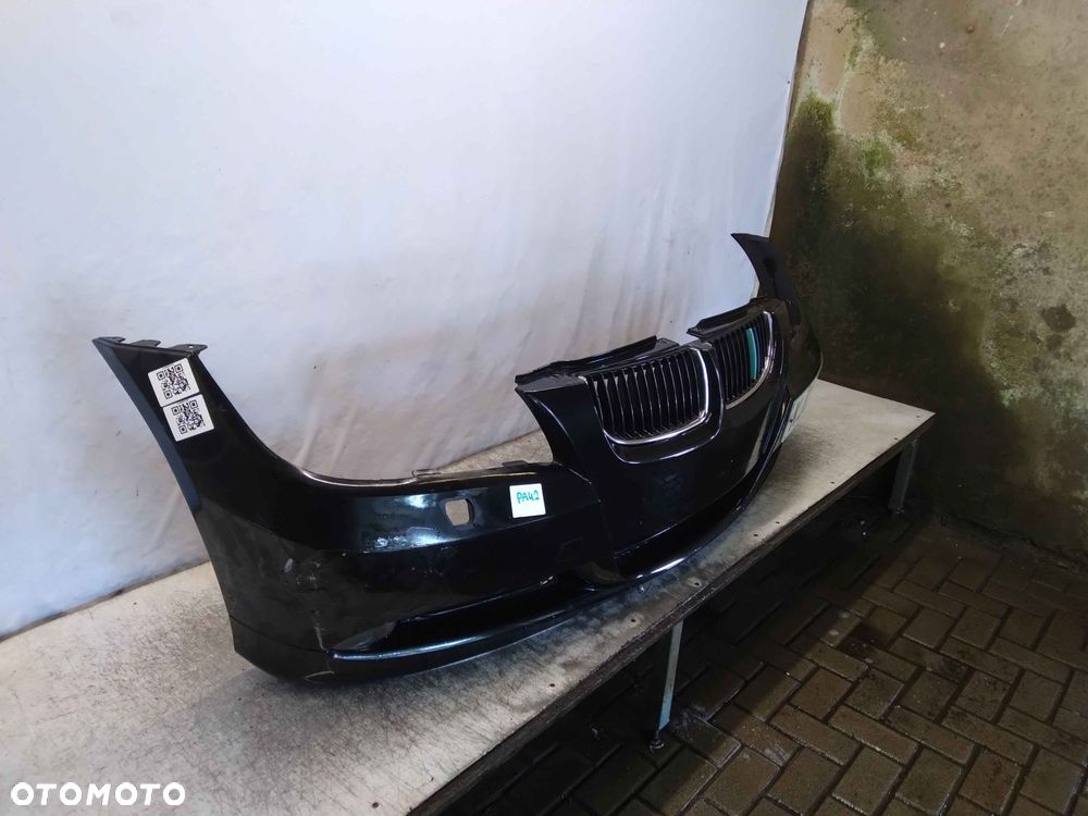 $ ZDERZAK PRZÓD PRZEDNI DO BMW SERII 3 SERIA 3 E90 XENON SPRYSKI SCHWARZ II CZARNY HALOGENY - 3