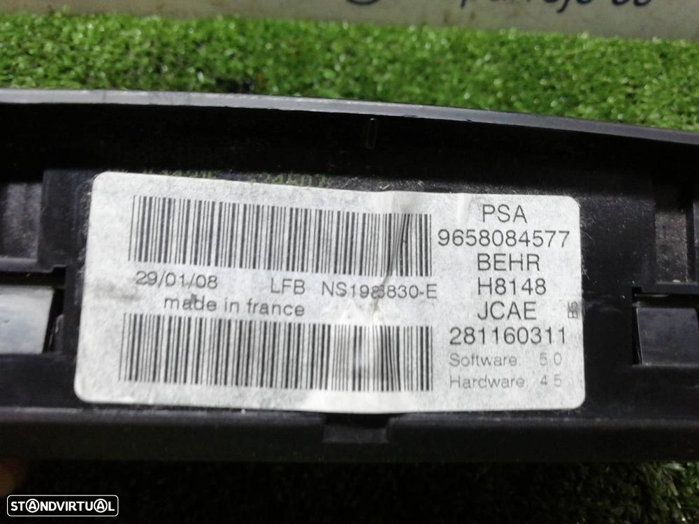 COMANDO SOFAGEM / AR CONDICIONADO CITROEN C4 COUPÉ 2009 - - 3