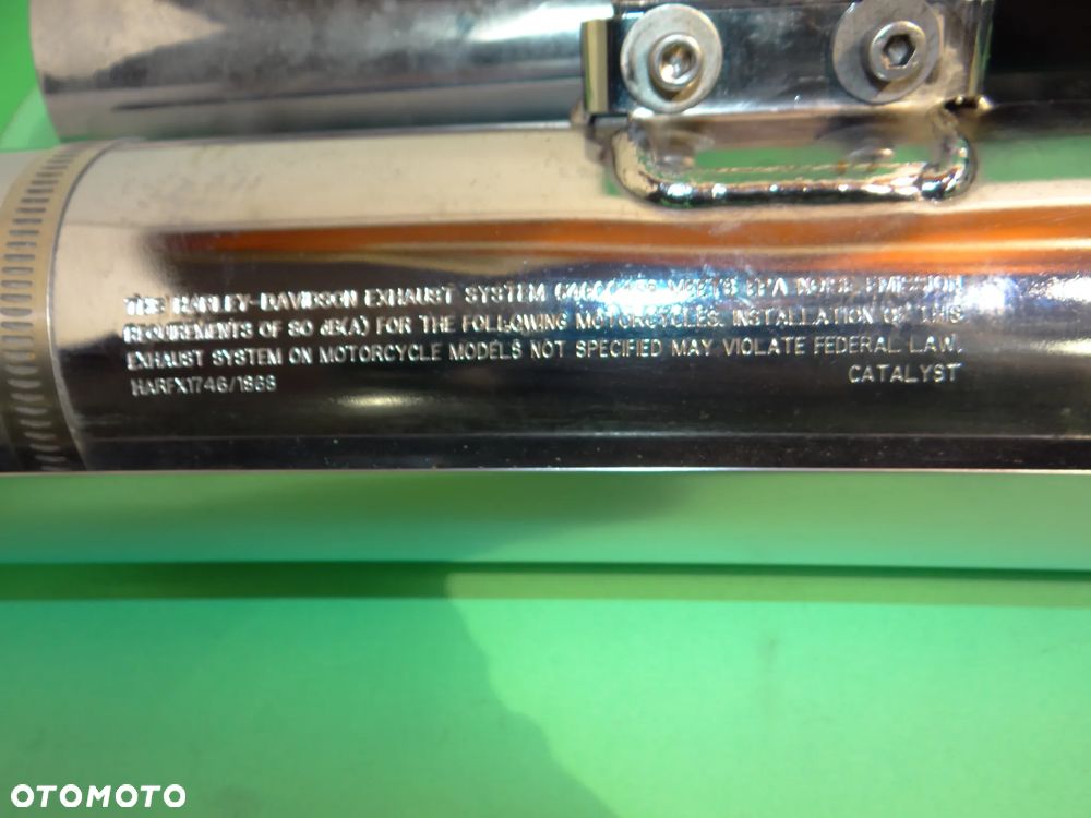 N263 harley davidson M8 115 fat boy flfbs, fxbrs breakout 2018 -2022 r. kompletny wydech tłumik w kolorze satynowym ( bez sond lambda) w super stanie - 18