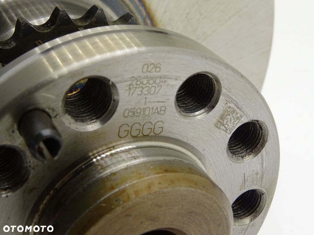 Wał korbowy korba panewki bmk 059101ab audi a6 c6 3.0 tdi - 4