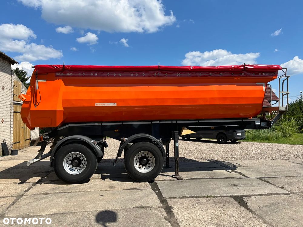 Schwarzmuller SM K-serie oś skrętna rynna Hardox 38t dmc zestaw naczepa wywrotka - 8