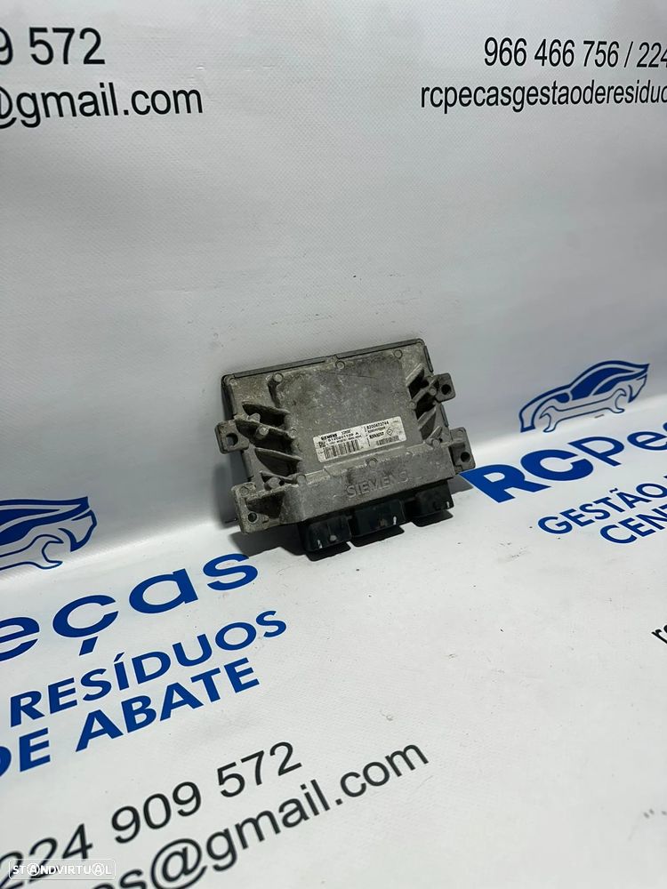 .Centralina Motor Original Siemens Renault 1.2i 16v D4F712 / 714 / 706 8200473744 S120201109 1998 - 2008 - 6