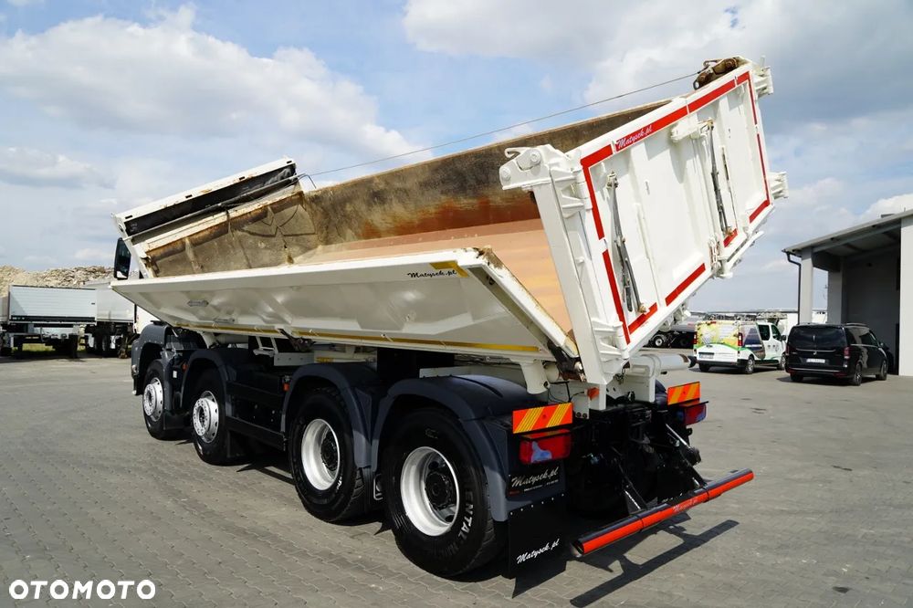 MAN TGS 35.400 / 8X4 / WYWROTKA 2 STR / HYDROBURTA / BORDMATIC / AUTOMAT / EURO 5 EEV - 7