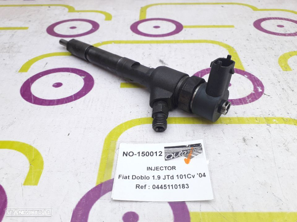 Injector Fiat Doblo 1.9 JTd 101Cv de 2004 - Ref : 445110187 - NO150012
