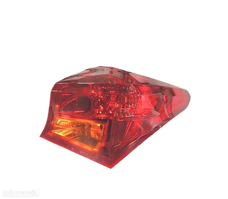 FAROLIM ESQ TOYOTA AURIS 5P 13-15 ÂMBAR VERMELHO - 1