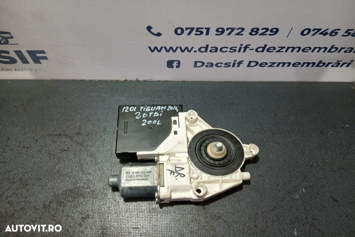 Motoras macara geam fata dreapta 5N0959702G 3C0959792C 5N0959702G 3C0 - 1