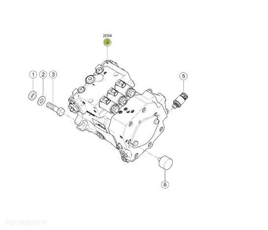 Claas Jaguar 970 - pompa hydrauliczna przyrządu żniwnego 0001246851 - 1