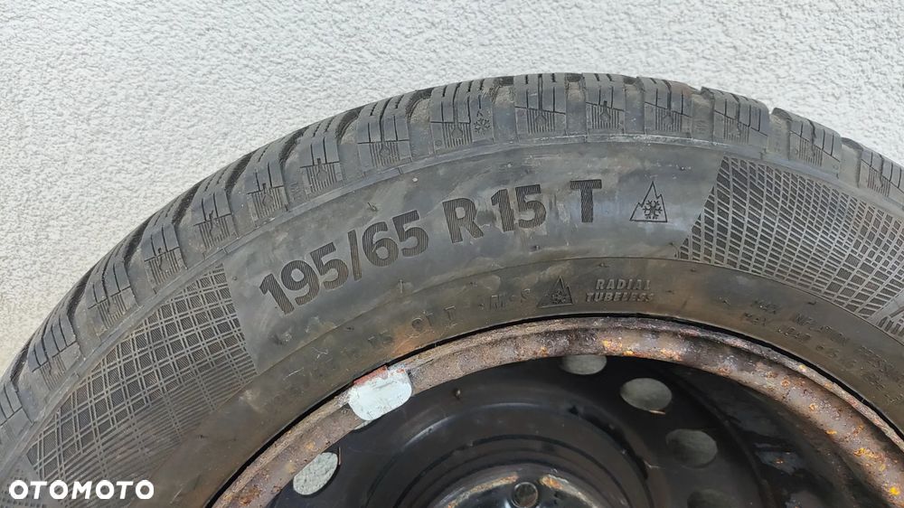 Komplet stalowych kół 195/65 R15 Continental zimowe – Golf 6 / Audi A3 - 5