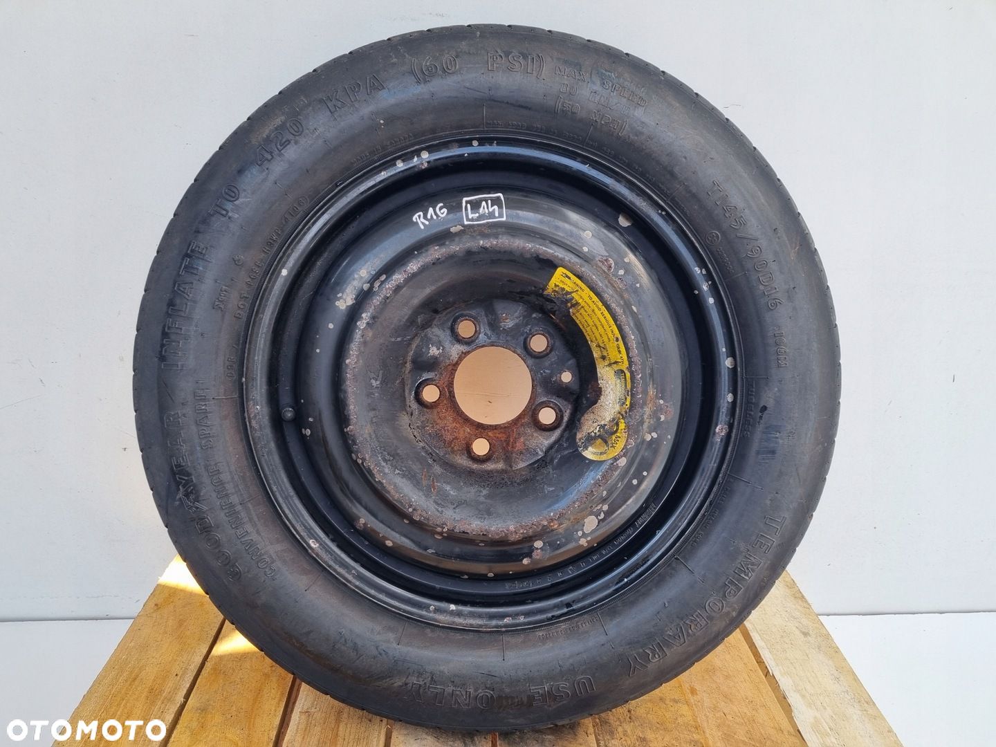 Chrysler Voyager KOŁO DOJAZDOWE dojazdówka 145/90 R16 5x114.3 534AD/334AA - 1