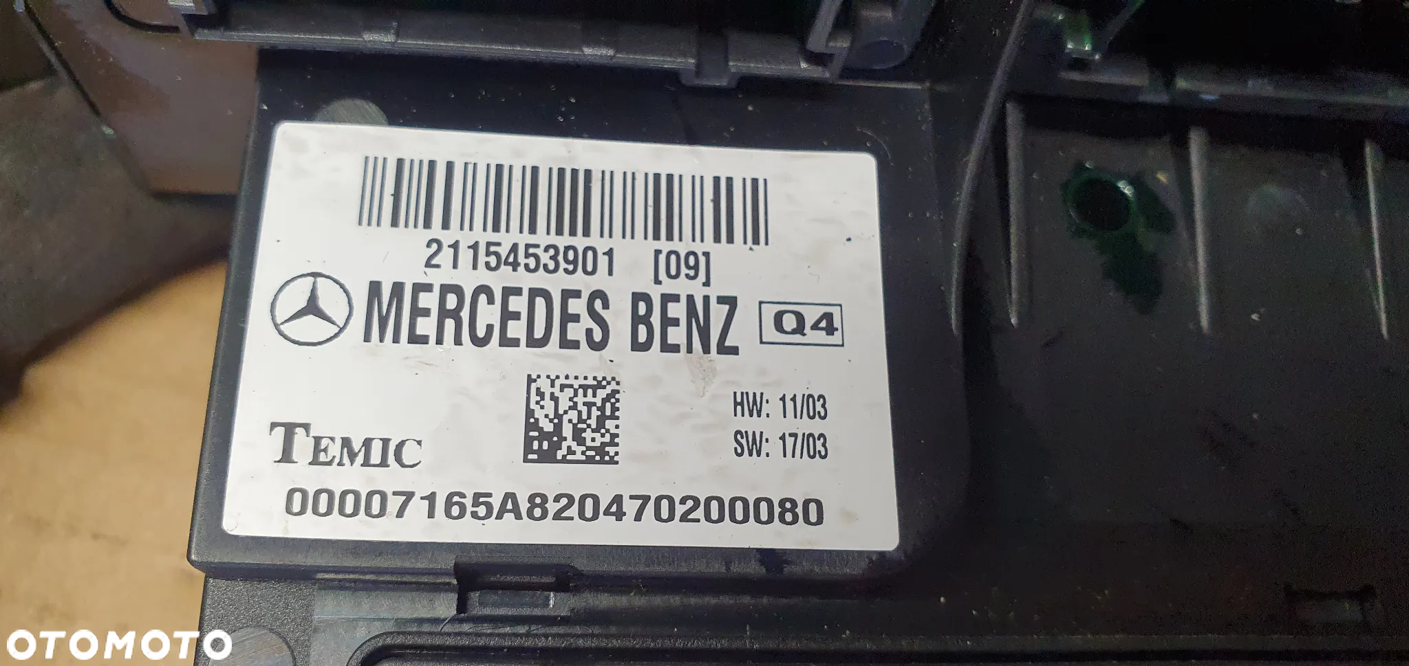 Moduł BSI SAM skrzynka bezpieczników Mercedes E-Klasa W211 2115453901 - 6