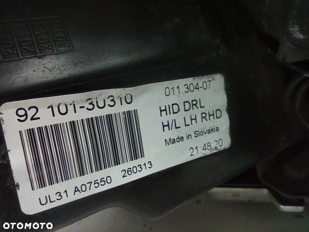 LAMPY PRZEDNIE XENON LED KIA SPORTAGE III 2013r. LEWA PRAWA ORYGINAŁ KOMPLETNE - 16