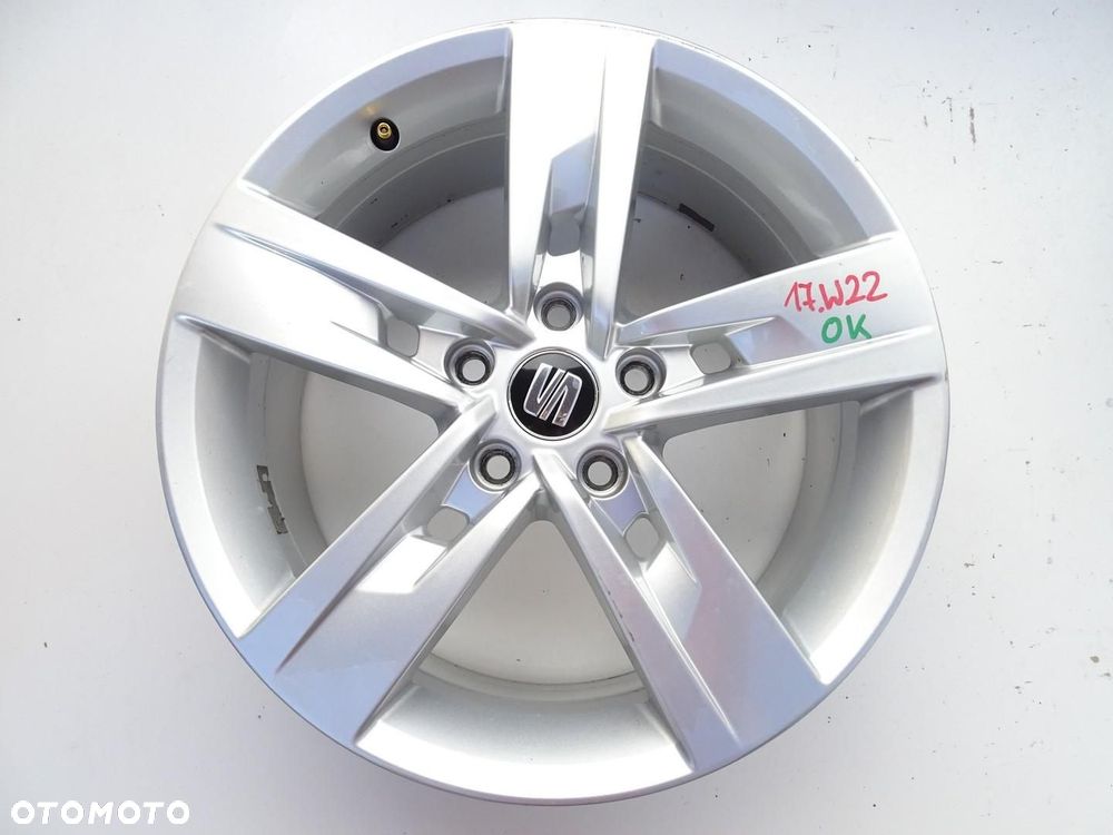 ALUFELGI FELGI 17 5x112 7" ET 49 5F0601025T SEAT LEON III GOLF VII A3 8V - 4