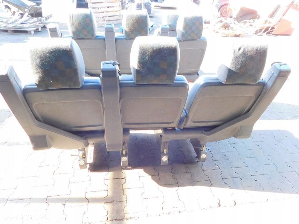 MERCEDES VITO I W638 2001r FOTELE SIEDZENIA KANAPA 3 RZĄD - 8