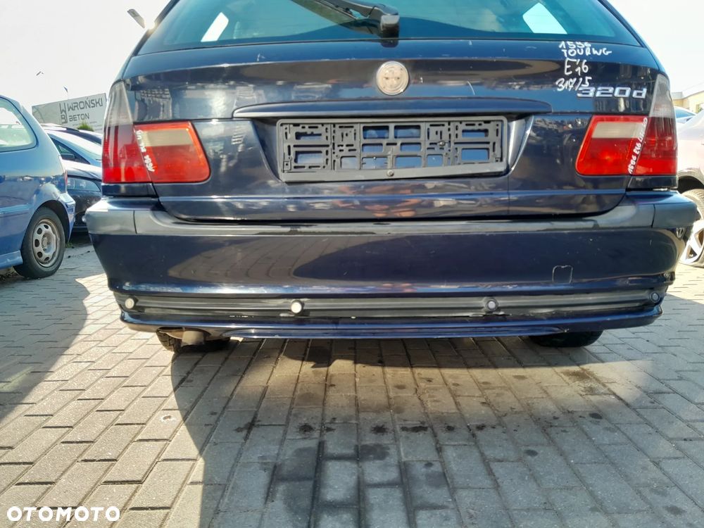 BMW E46 ZDERZAK TYLNY TYŁ TOURING KOMBI PDC PARKTRONIC KOLOR: 317/5 - 1
