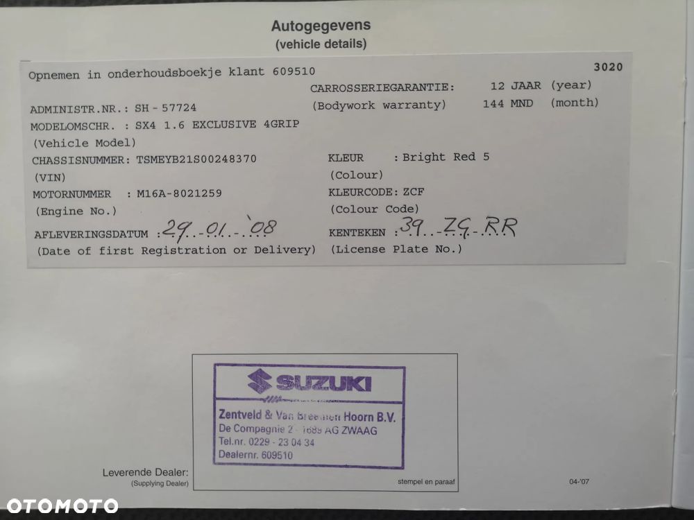 Suzuki SX4 1.6 VVT 4x4 Comfort - 10
