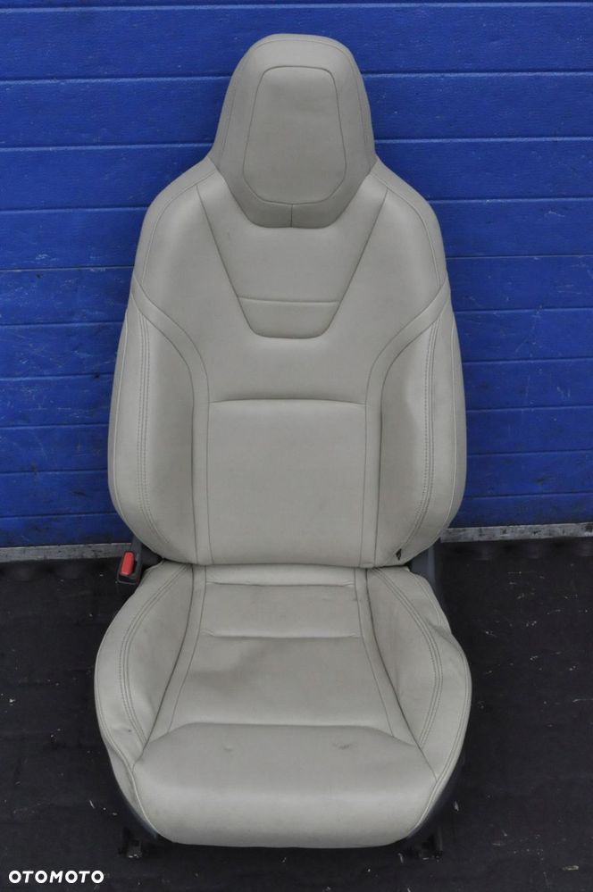 Tesla Model S FOTEL PRZÓD PRZEDNI SKÓRA ANGLIK - 1