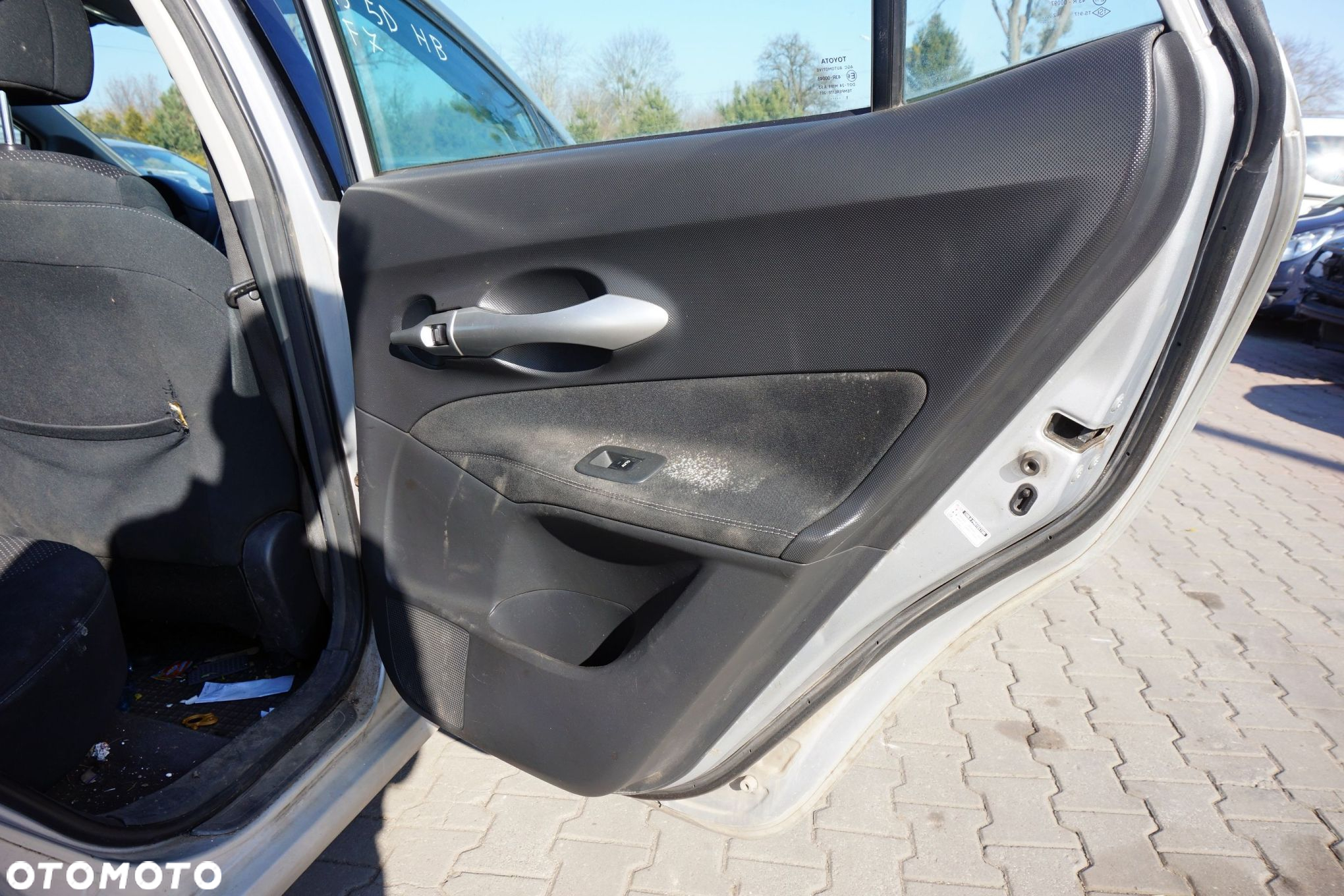 DRZWI TYLNE PRAWE AURIS E15 I LIFT 5D HB 1F7  SREBRNY TOYOTA 2009-2013 - 10