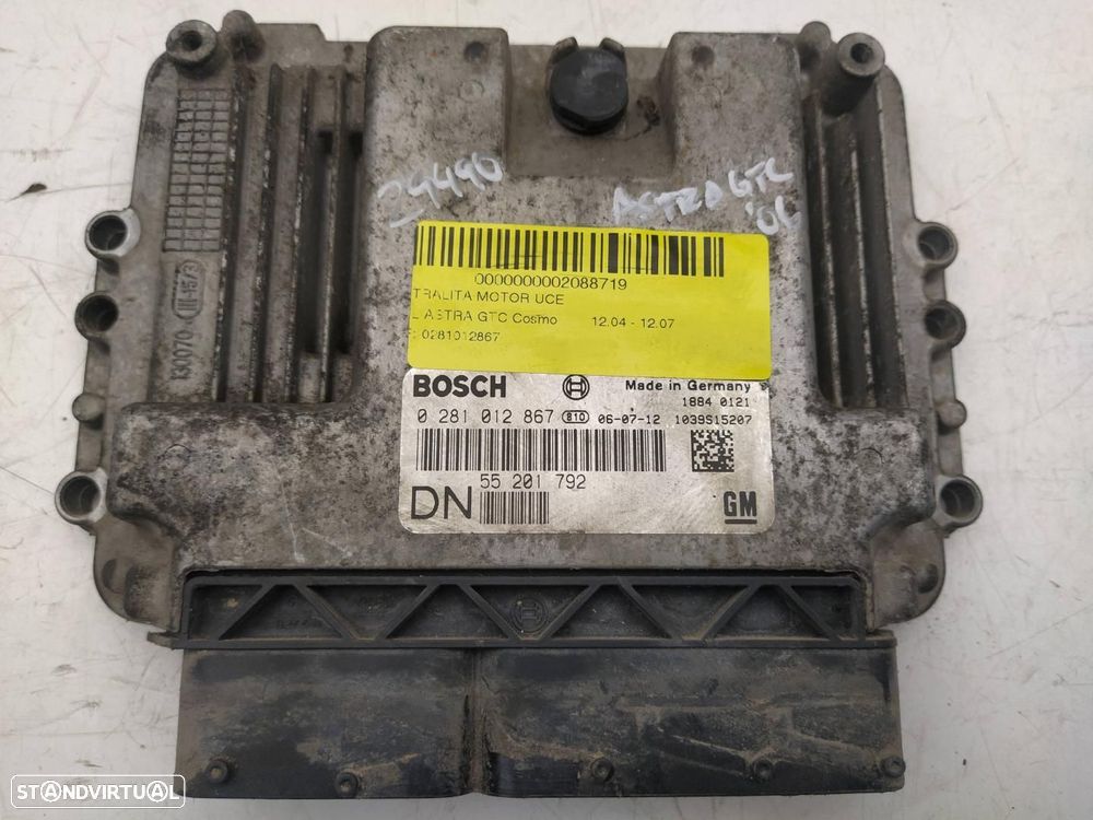 CENTRALINA DO MOTOR UCE OPEL ASTRA - 1