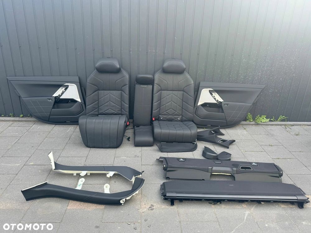 FOTELE TAPICERKA BMW 7 G70 INDIVIDUAL CZARNE MASAŻ WENTYLACJA GRZANE - 2