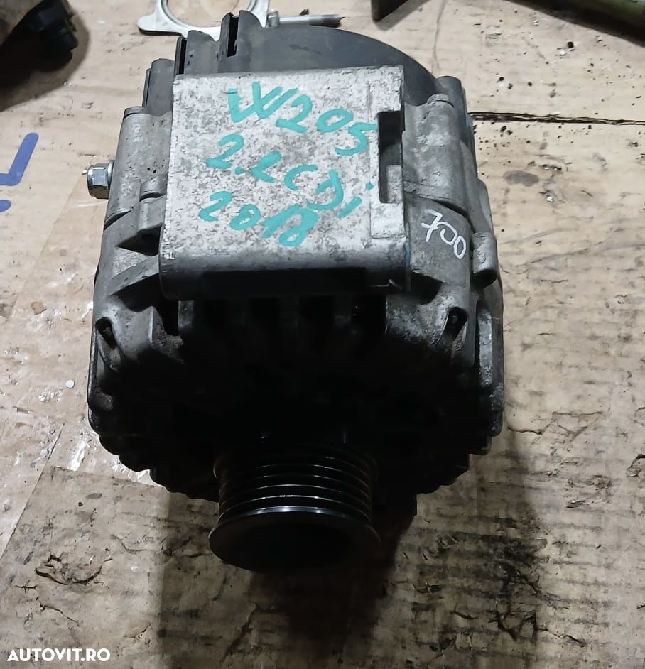Alternator MERCEDES C-class W205, GLK, E-class W212 motor 2.2 cdi cu 180A cod A0009067802 an 2014-2017 - 3