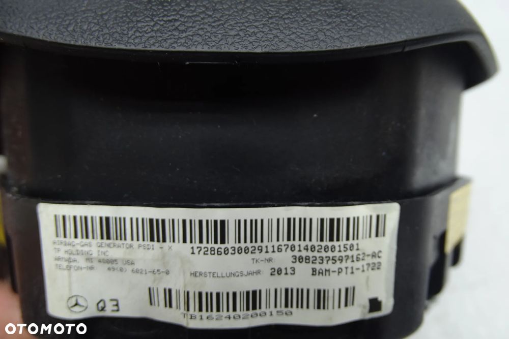 Mercedes CLS W218 CLA W117 A W176 Poduszka kierowcy Airbag A1728603002 - 3