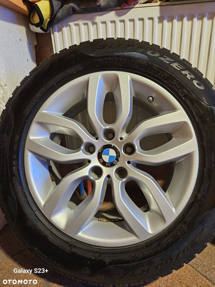 4 używane koła zimowe RunFlat Pirelli Sotozero winter 210  na obręczach aluminiowych R17, 225x60 - 7