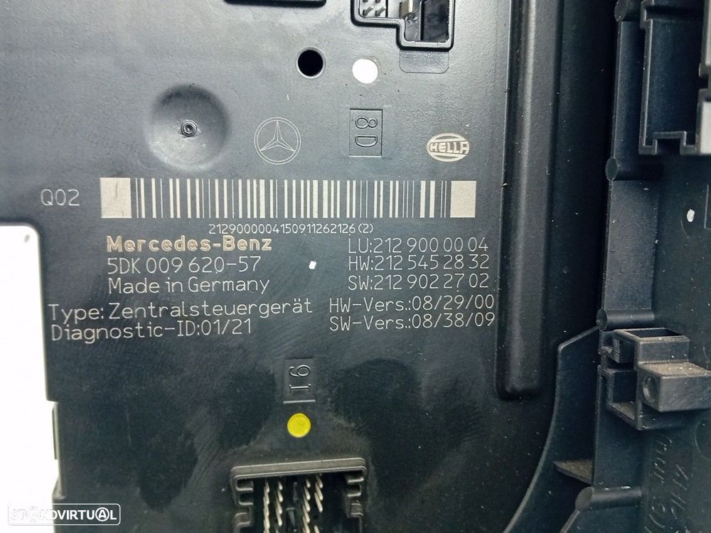 Caixa fusíveis / SAM / BSI MERCEDES-BENZ Classe E (W212) - 4