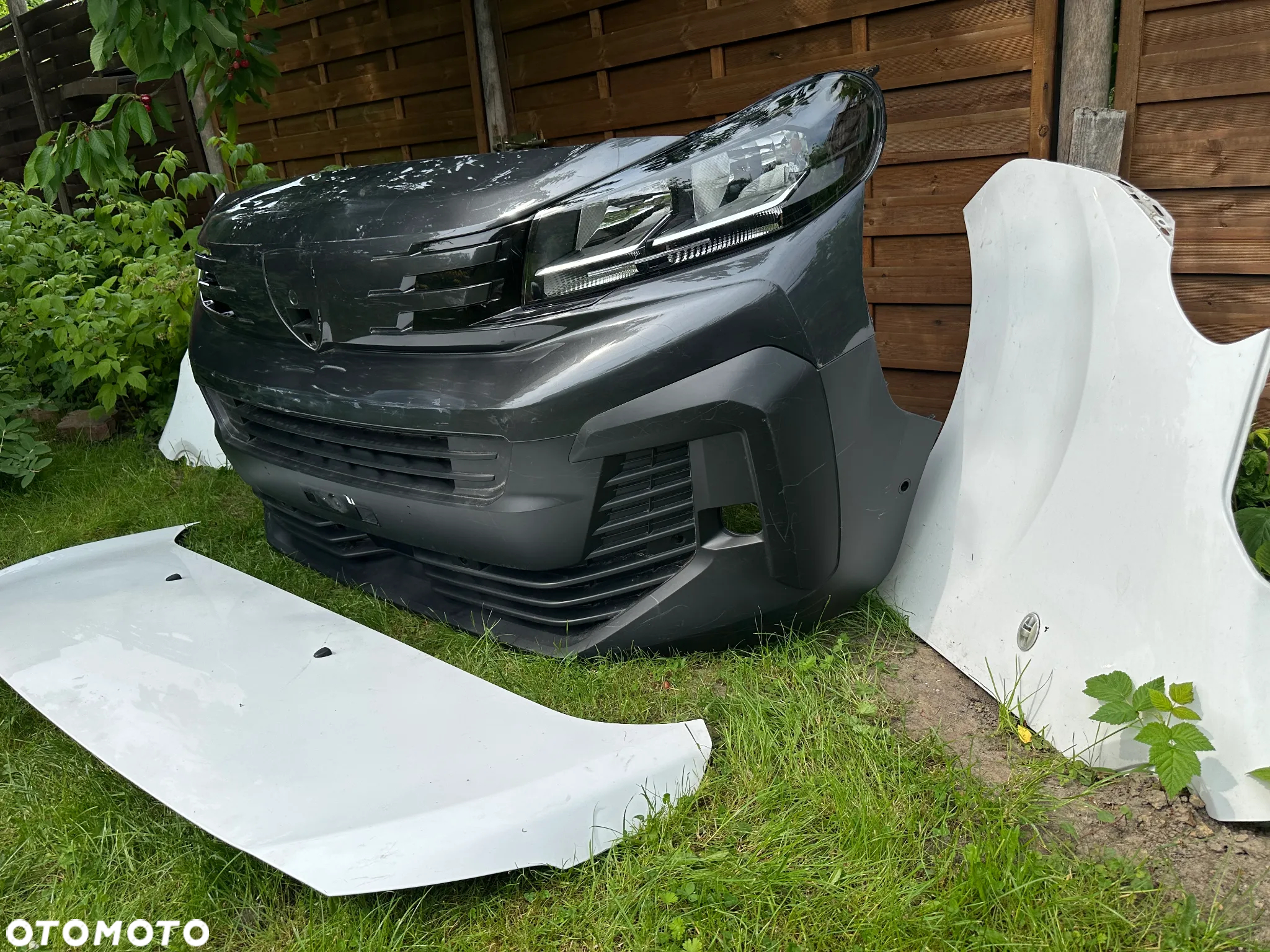 zderzak Maska LAMPY Przod PEUGEOT EXPERT JUMPY III TOYOTA PROACE II LIFT 2024r prawa lewa OE EU blotniki - 2