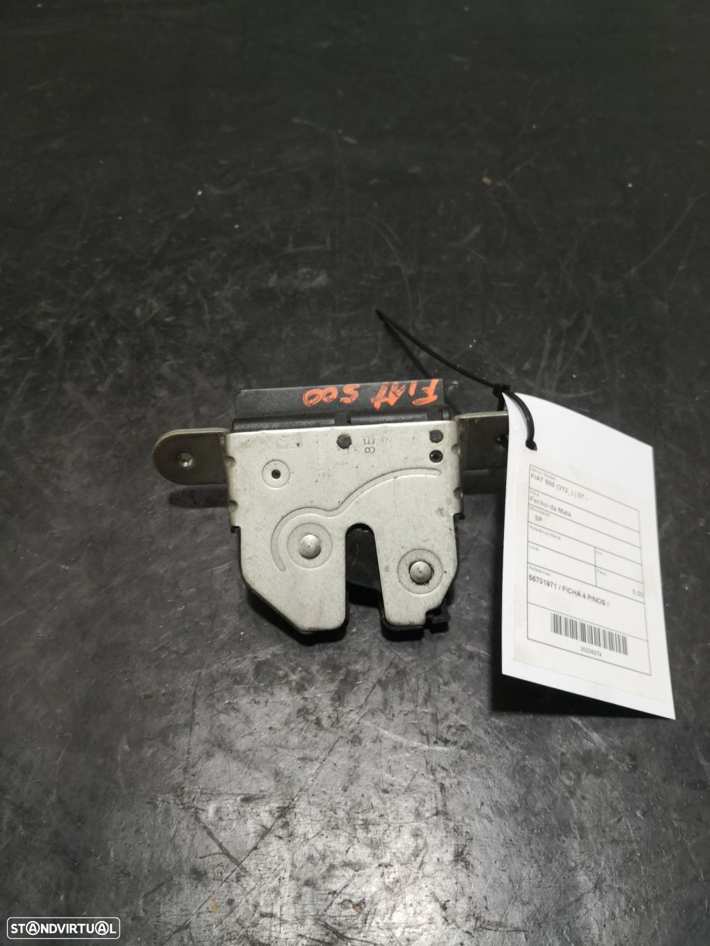 Fecho Da Mala Fiat 500 (312_) - 3
