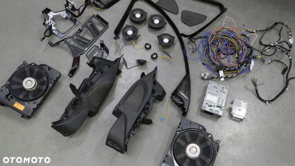 bmw 1 f20 nagłośnienie harman kardon wzmacniacz głośniki wiązka komplet - 4