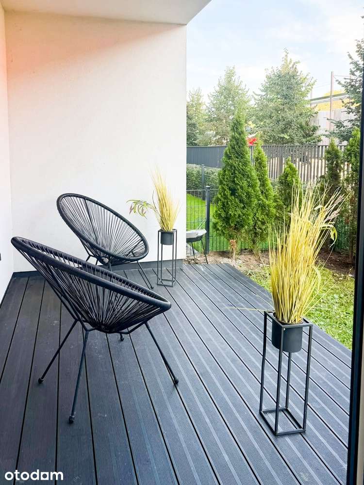 3 pokoje z ogródkiem i tarasem-60m²-siłownia tylko dla mieszkańców