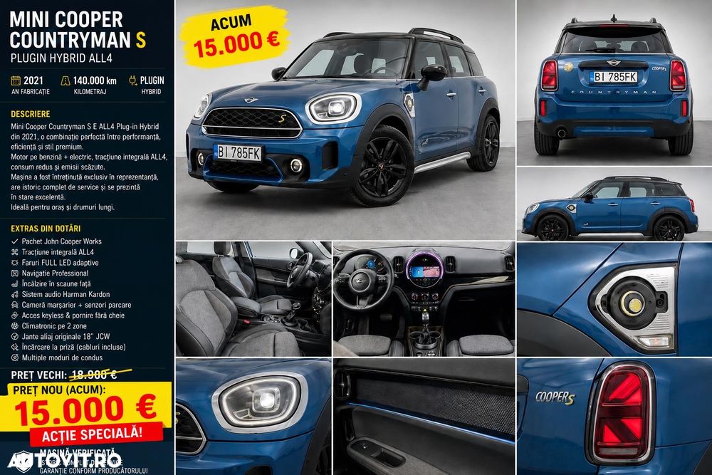 Mini Countryman Cooper SE All4 Aut. Untamed Edition - 1
