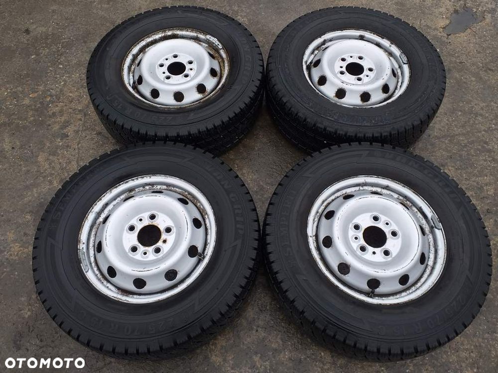 Koła Felgi z oponami zimowymi 225/70R15C Fiat Ducato Citroen Peugeot - 1