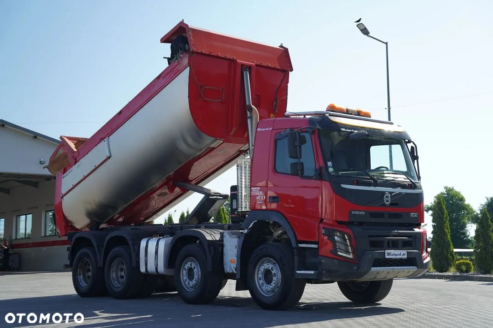 Volvo FMX 460 / 8x4 / WYWROTKA TYLNOZSYPOWA / HYDROKLAPA / I-SHIFT / PLANDEKA ELEKTRYCZNA / EURO 6 / - 8