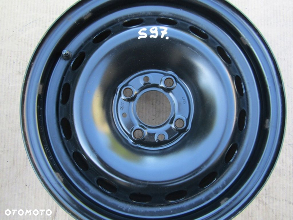 1x Felga 13 Fiat Seicento Punto Ciquecento Uno Panda 5j 4x98 ET35