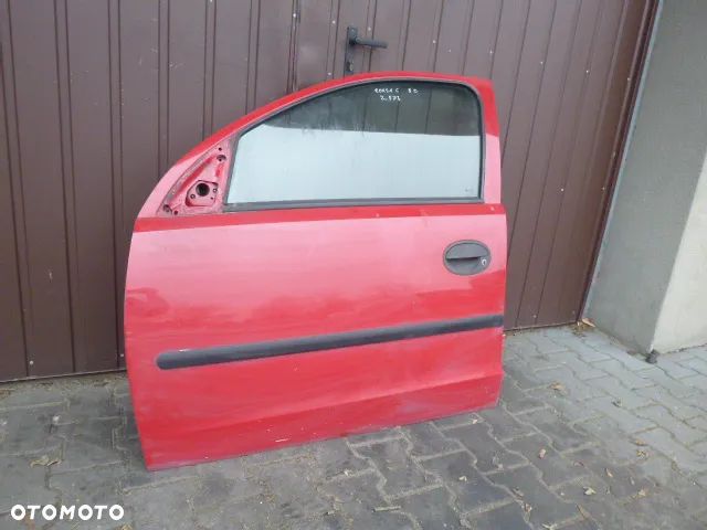 DRZWI LEWY PRZÓD LEWE PRZEDNIE KOMPLETNE OPEL CORSA C Z573 - 6