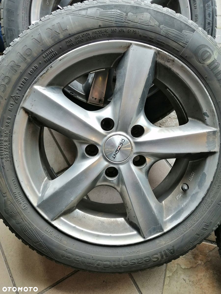 Felgi aluminiowe Dezent 16 5x114,3 ET40 7J 205/55R16 - 2