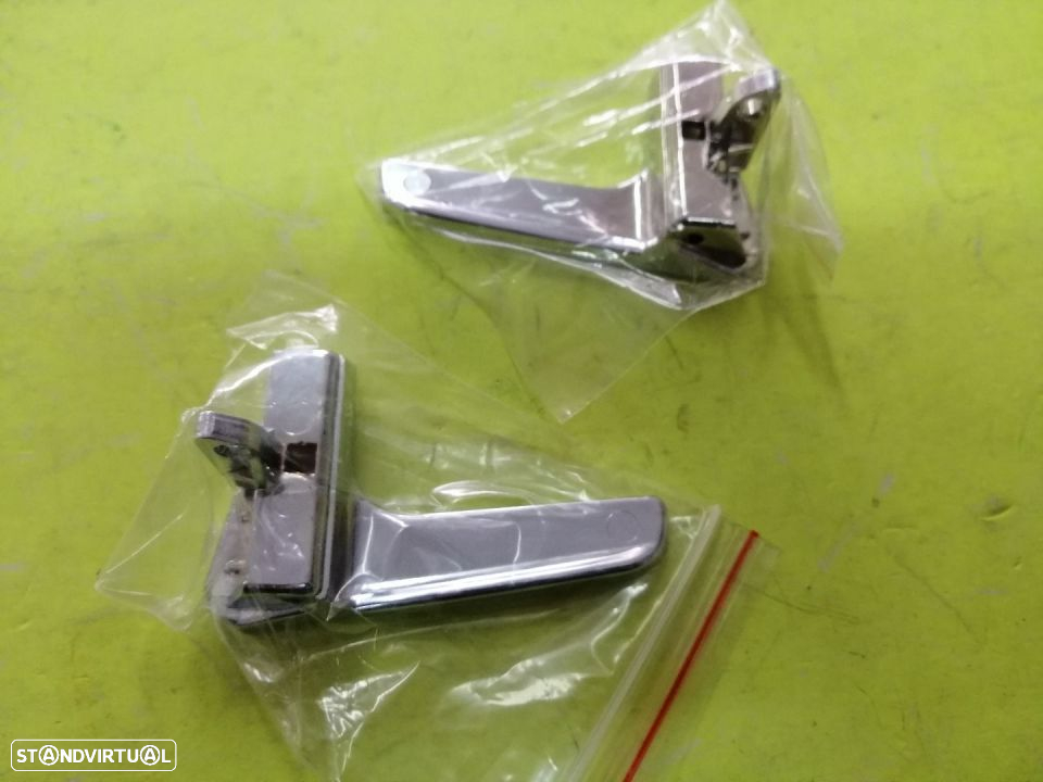 Puxadores cromados interiores de porta Seat Ibiza 6K2 1999 Até 2002 NOVOS - 2